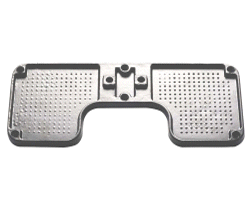 Alloy Outboard Clamps Transom Protection Plate. 260 x 110mm